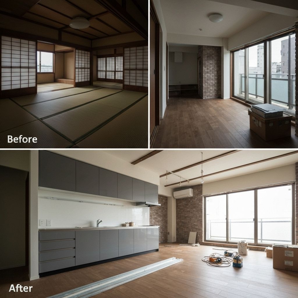 After renovation - restored akiya
