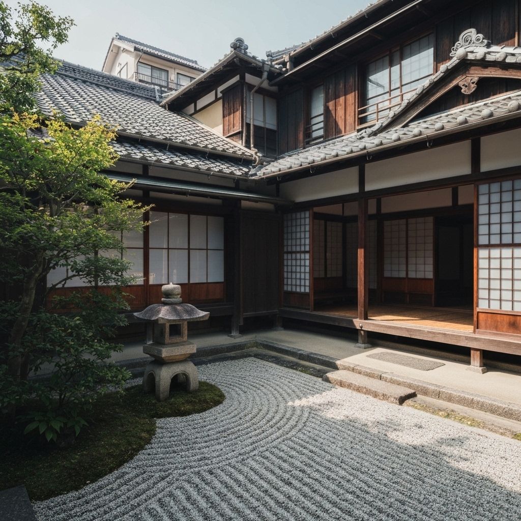 Traditional Japanese house in Kyoto
